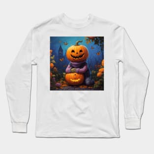 Embracing Autumn's Delight Long Sleeve T-Shirt